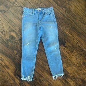 Madewell 10” high-rise jeggings size 26p